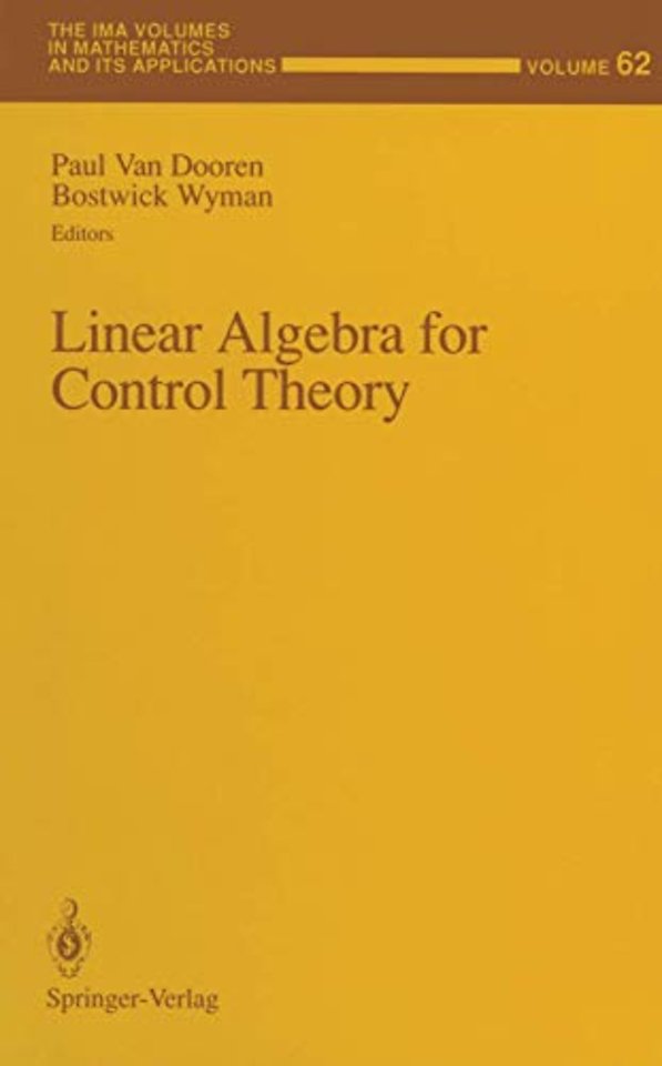 Linear Algebra for Control Theory