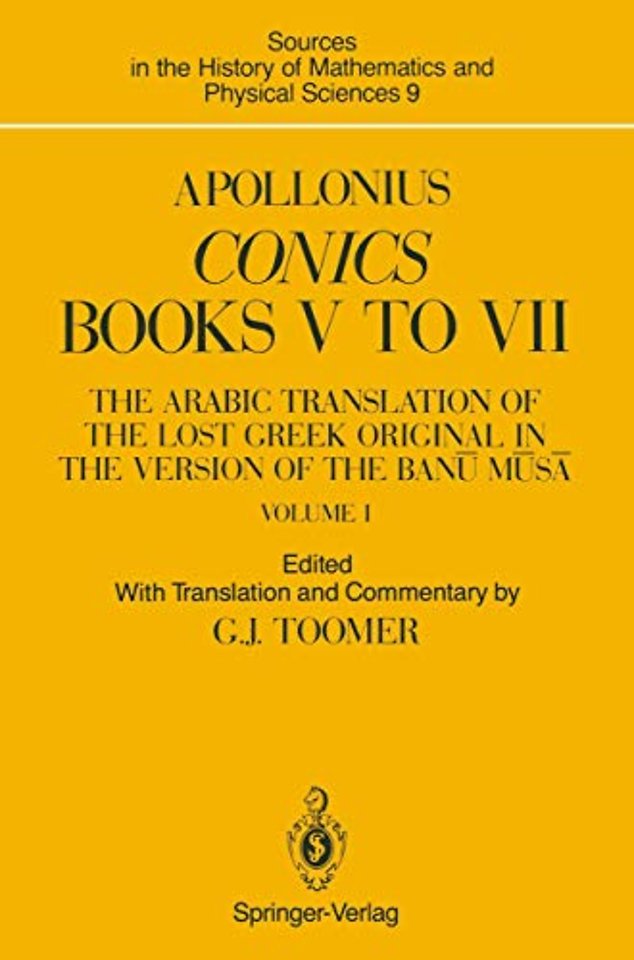 Apollonius: Conics Books V to VII