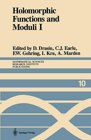Holomorphic Functions and Moduli I