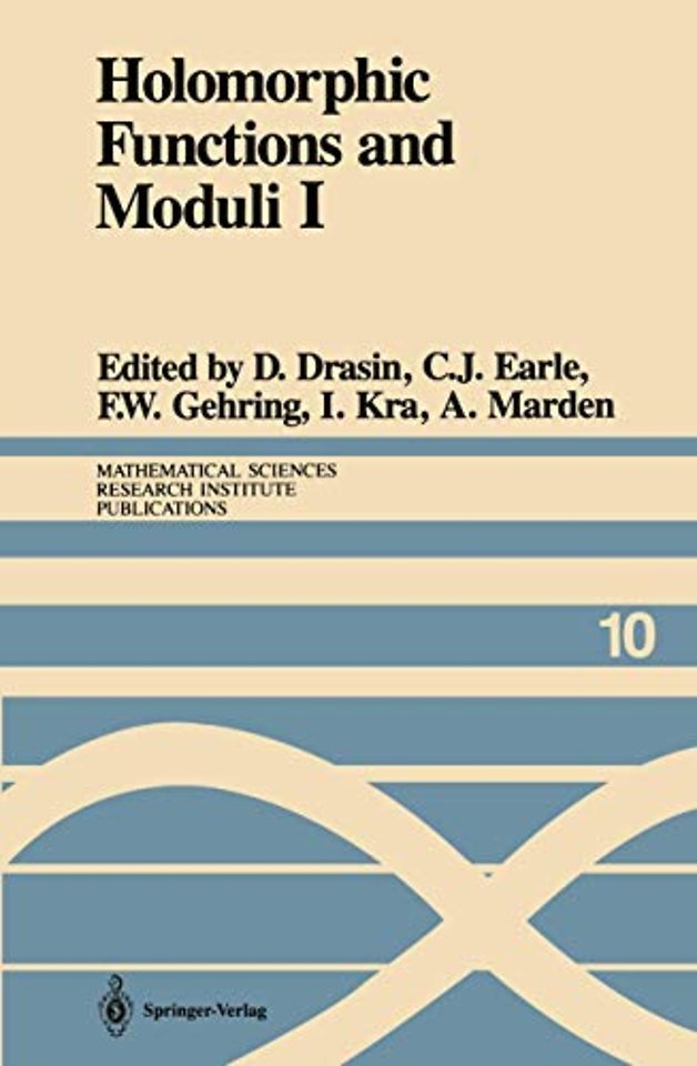 Holomorphic Functions and Moduli I