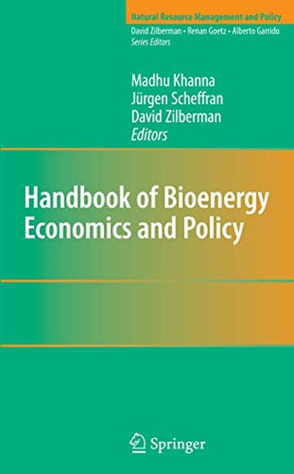 Handbook of Bioenergy Economics and Policy