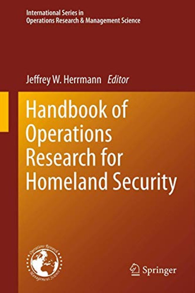Handbook of Operations Research for Homeland Security