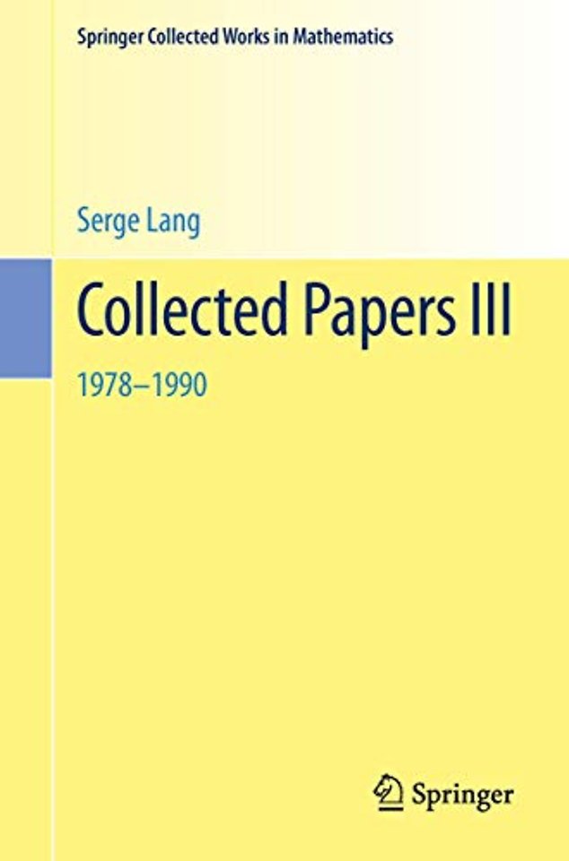 Collected Papers III