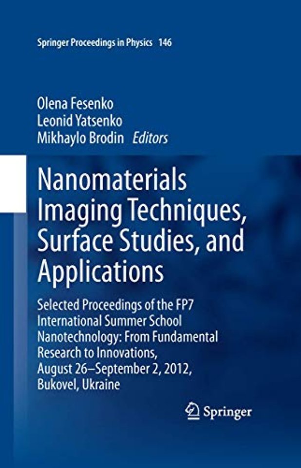 Nanomaterials Imaging Techniques, Surface Studies, and Applications