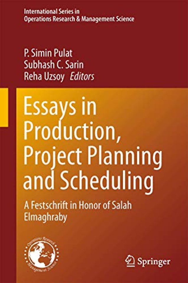 Essays in Production, Project Planning and Scheduling