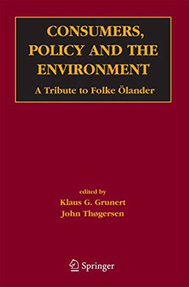Consumers, Policy and the Environment
