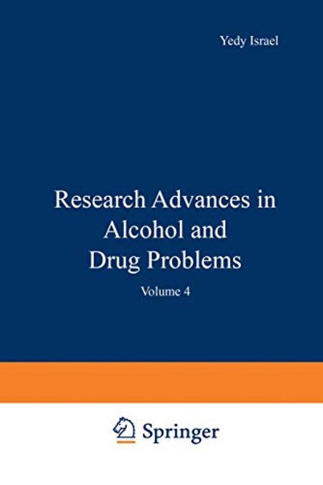Research Advances in Alcohol and Drug Problems