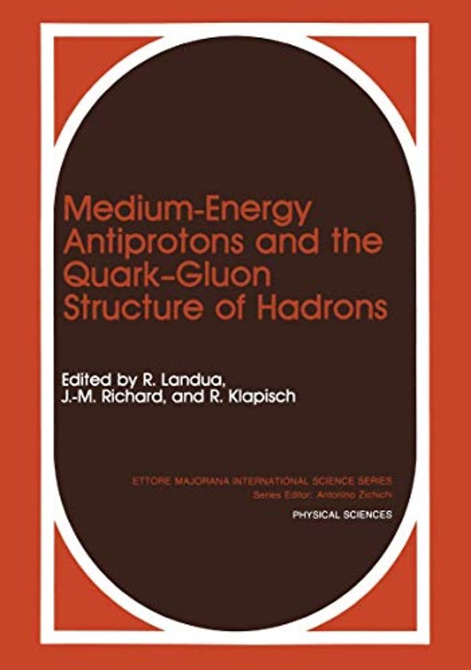 Medium-Energy Antiprotons and the Quark—Gluon Structure of Hadrons