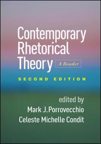 Contemporary Rhetorical Theory