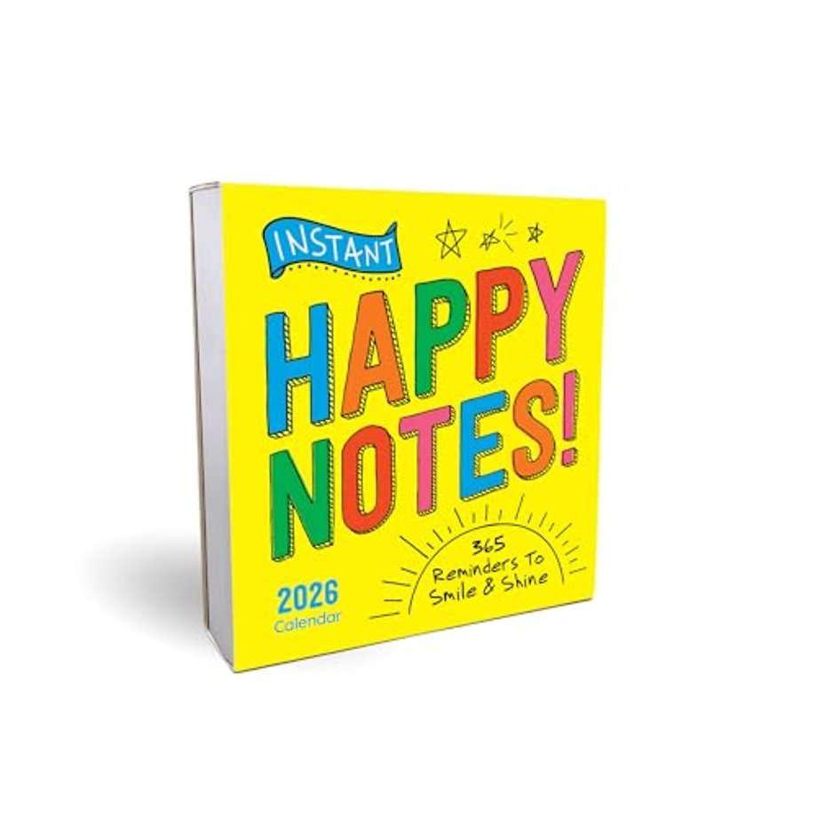 2026 Instant Happy Notes Boxed Calendar