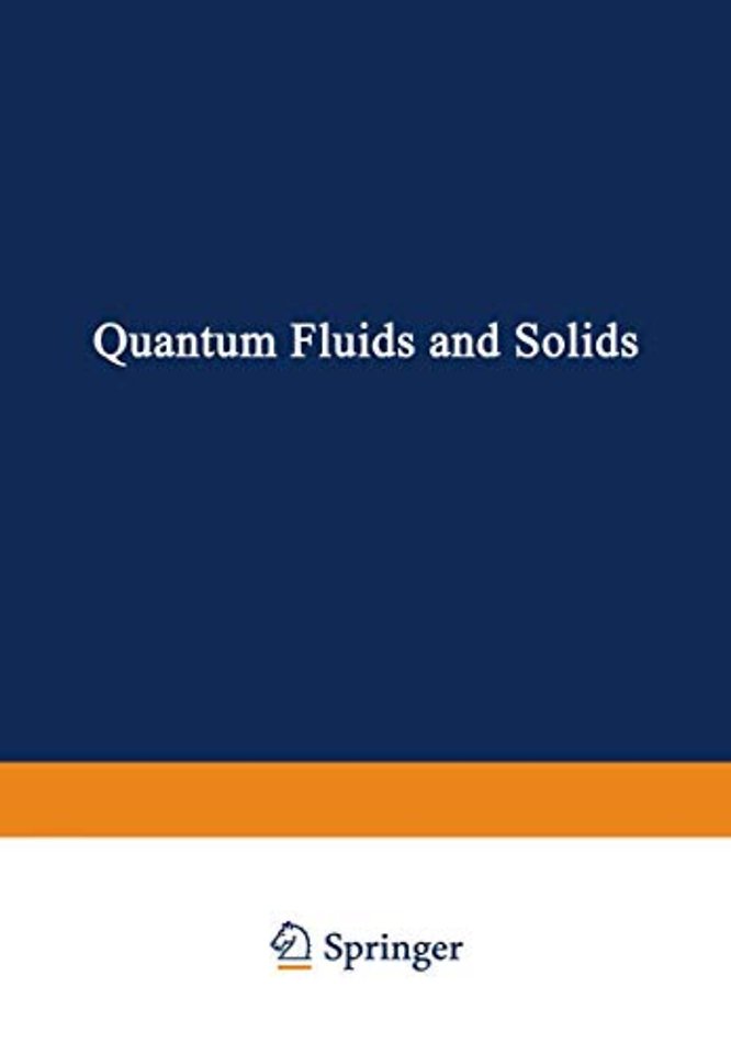 Quantum Fluids and Solids