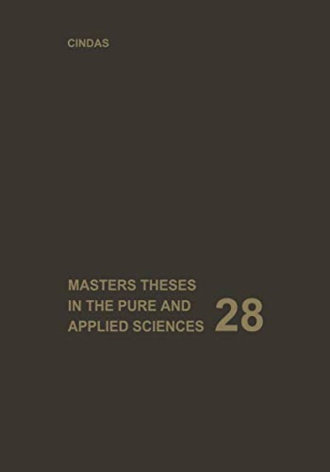 Masters Theses in the Pure and Applied Sciences