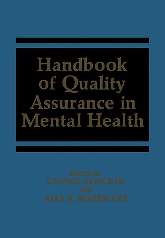 Handbook of Quality Assurance in Mental Health