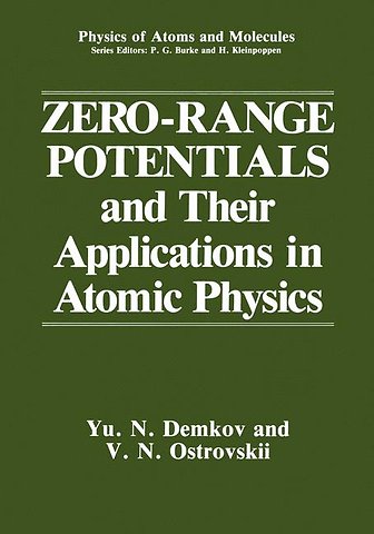 Zero-Range Potentials and Their Applications in Atomic Physics
