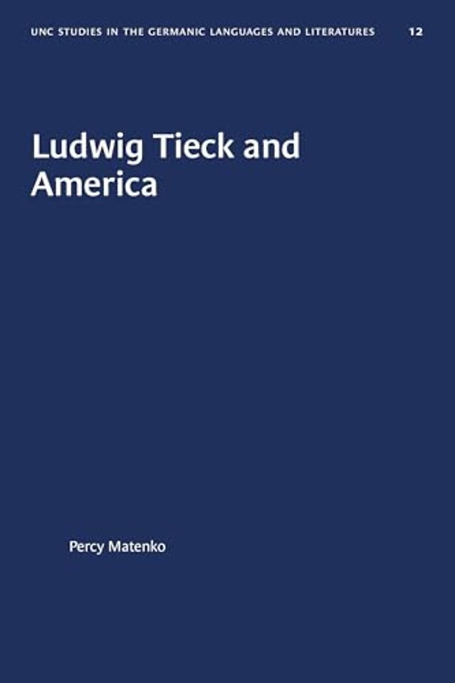 Ludwig Tieck and America