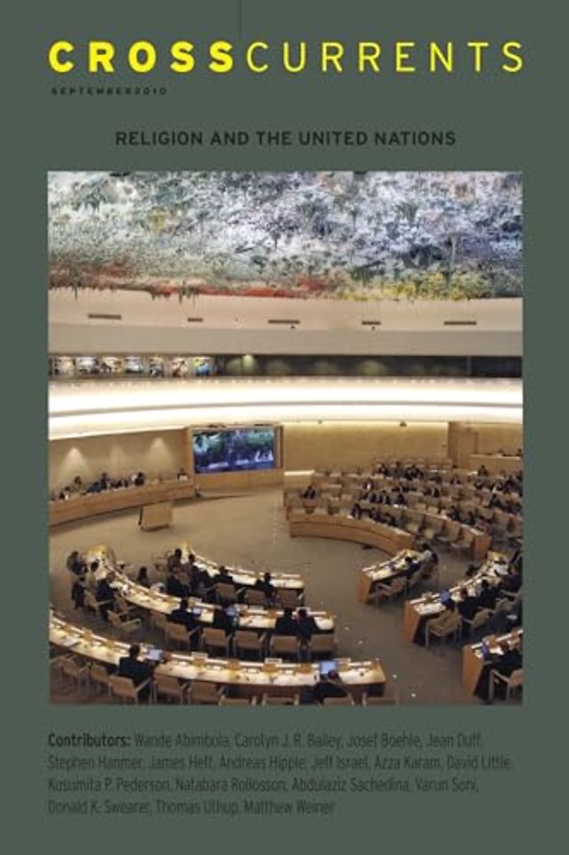 CrossCurrents: Religion and the United Nations – Volume 60, Number 3, September 2010
