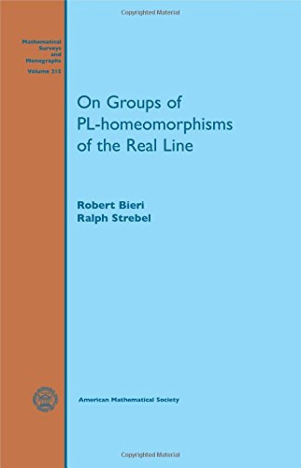On Groups of PL–homeomorphisms of the Real Line