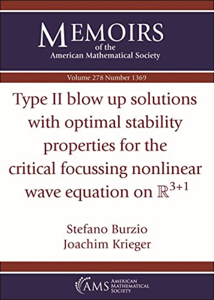 Type II Blow Up Solutions with Optimal Stability Properties for the Critical Focussing Nonlinear Wave Equation on $mathbb {R}^{3+1}$