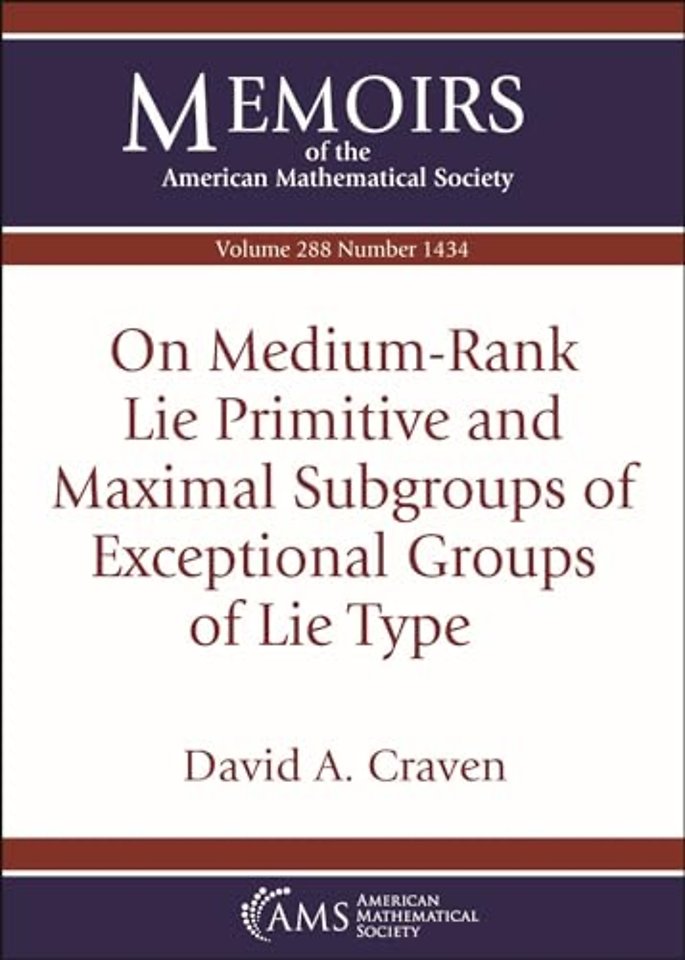 On Medium–Rank Lie Primitive and Maximal Subgroups of Exceptional Groups of Lie Type