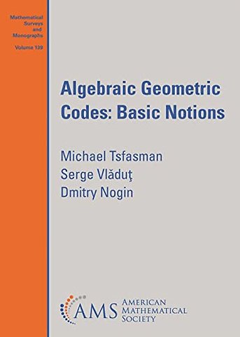 Algebraic Geometric Codes: Basic Notions