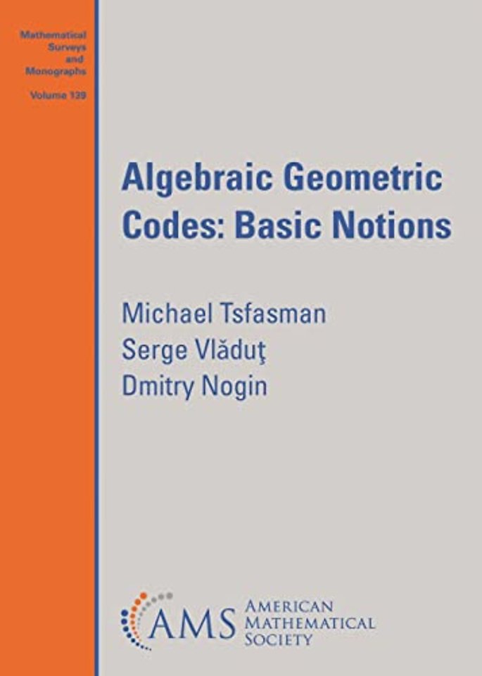 Algebraic Geometric Codes: Basic Notions