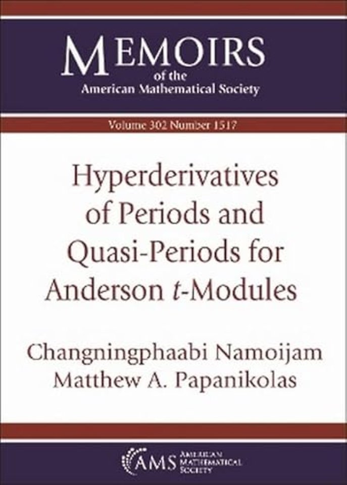 Hyperderivatives of Periods and Quasi–Periods for Anderson $t$–Modules