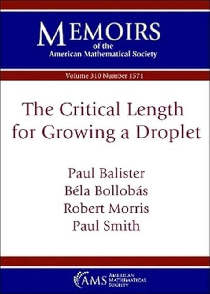 The Critical Length for Growing a Droplet