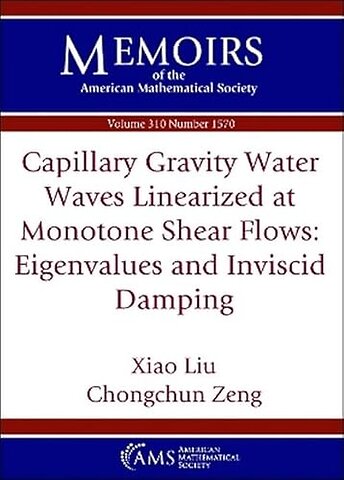 Capillary Gravity Water Waves Linearized at Mono – Eigenvalues and Inviscid Damping