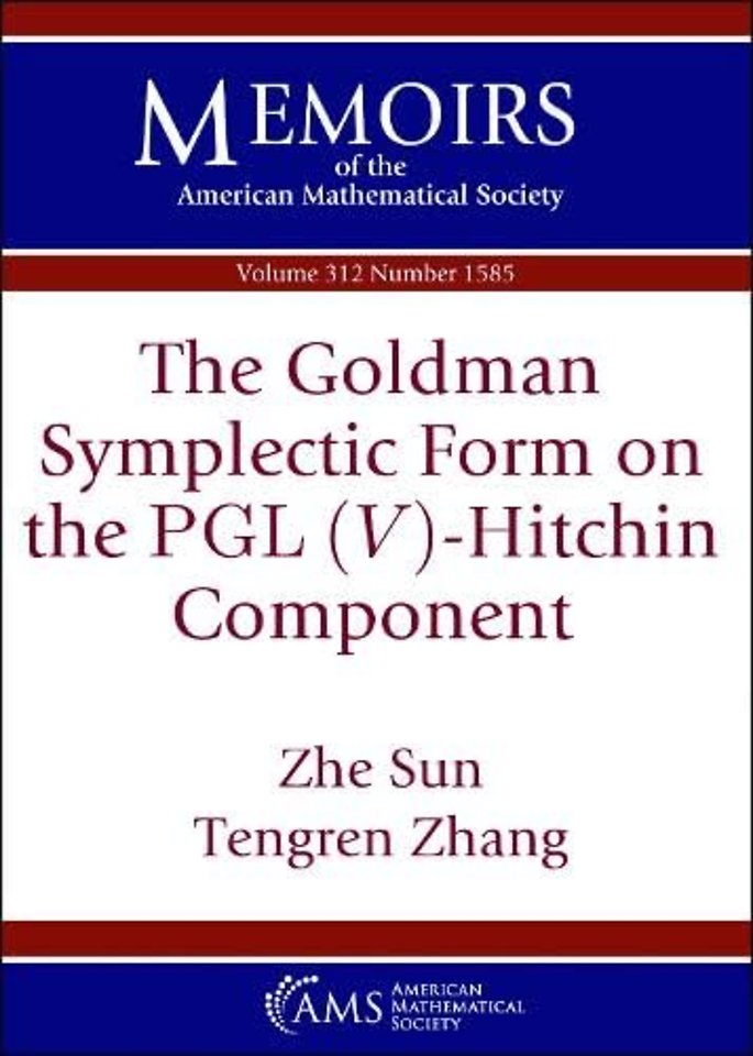 The Goldman Symplectic Form on the $operatorname {PGL}(V)$–Hitchin Component