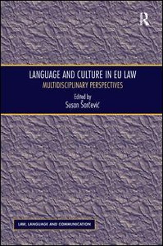 Language and Culture in EU Law