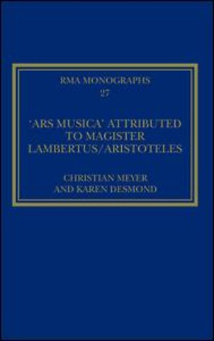 'Ars musica' Attributed to Magister Lambertus/Aristoteles