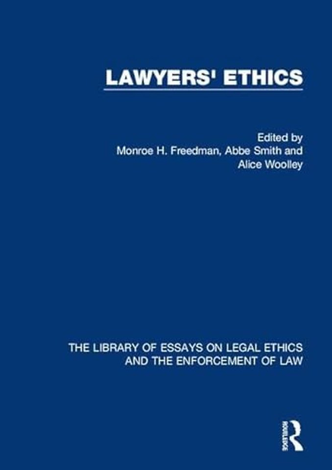 Library of Essays on Legal Ethics and the Enforcement of Law