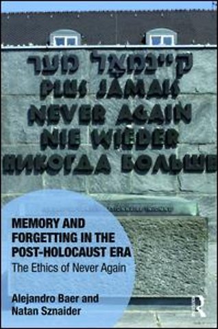 Memory and Forgetting in the Post-Holocaust Era