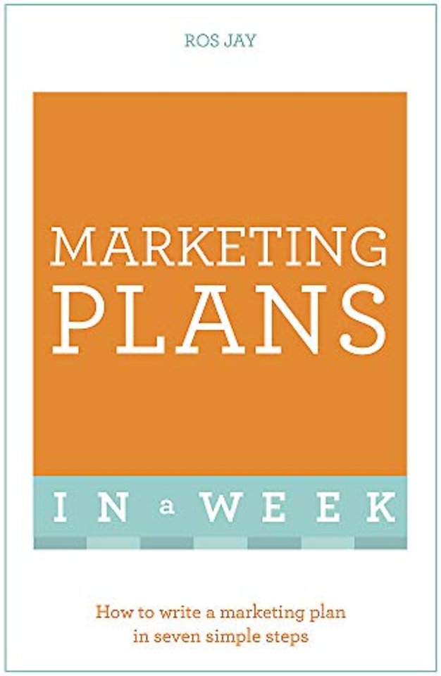Marketing Plans In A Week