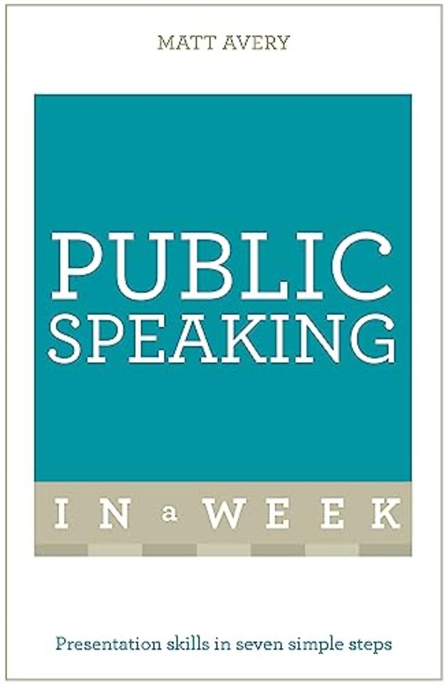 Public Speaking In A Week