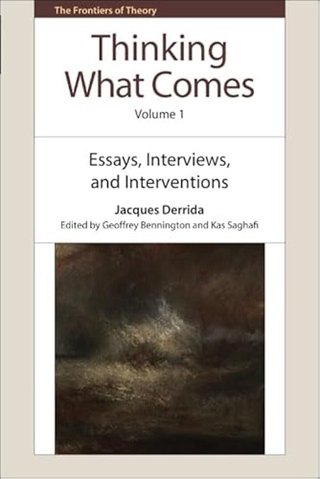 Thinking What Comes, Volume 1