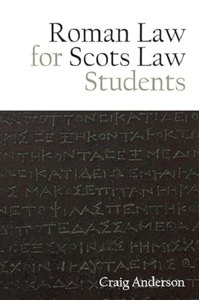 Roman Law for Scots Law Students