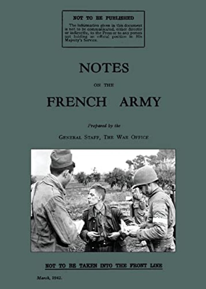 Notes on the French Army 1942