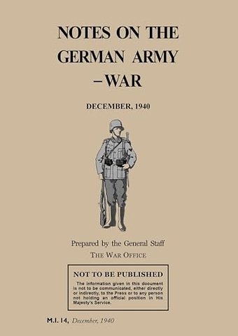 Notes on the German Army-War