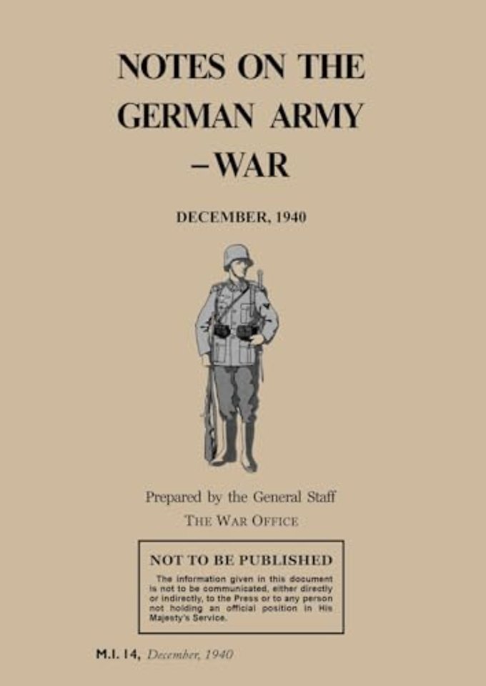 Notes on the German Army-War