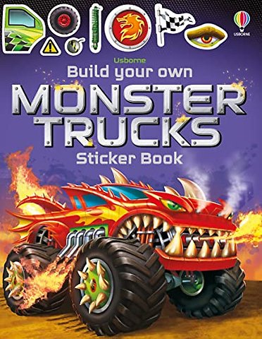 Build Your Own Monster Trucks Sticker Book
