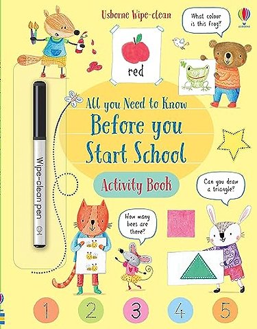 Wipe-Clean All You Need to Know Before You Start School Activity Book