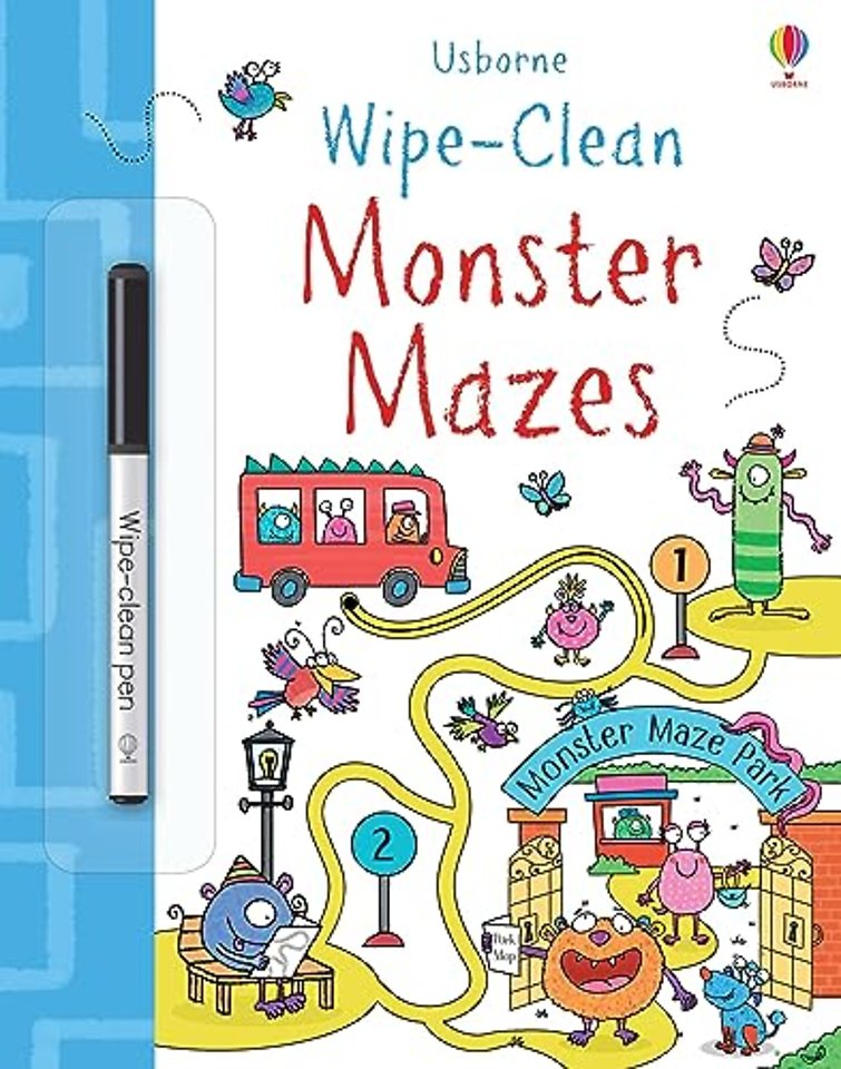 Wipe-Clean Monster Mazes