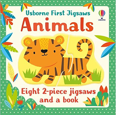 Usborne First Jigsaws and Book: Animals