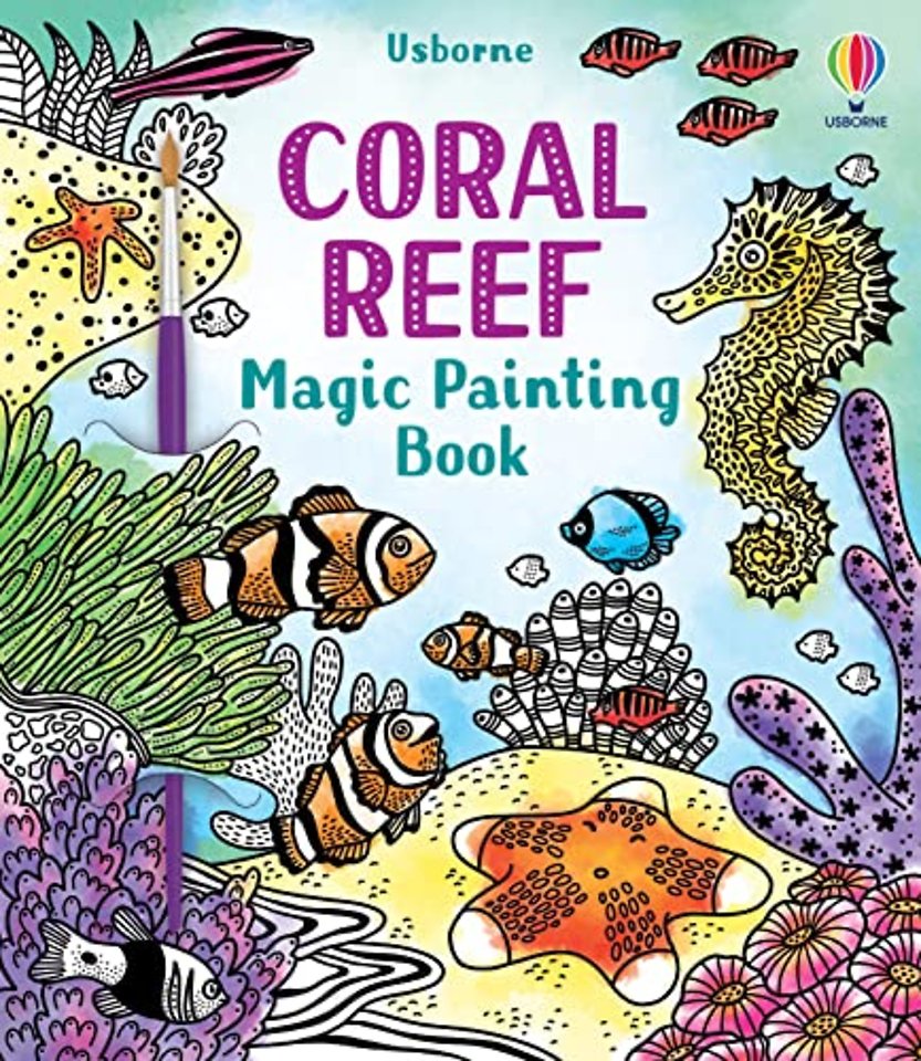 Coral Reef Magic Painting Book