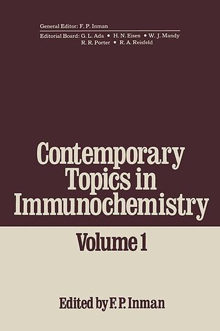 Contemporary Topics in Immunochemistry