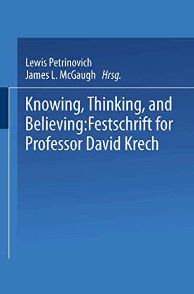 Knowing, Thinking, and Believing