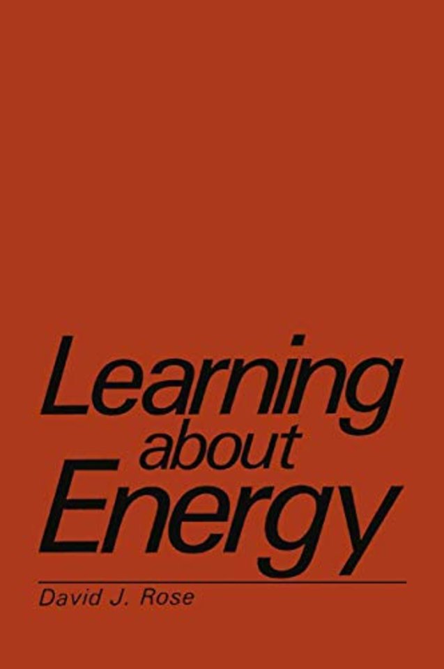 Learning about Energy
