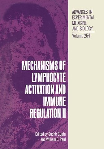 Mechanisms of Lymphocyte Activation and Immune Regulation II