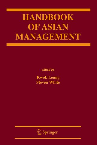 Handbook of Asian Management